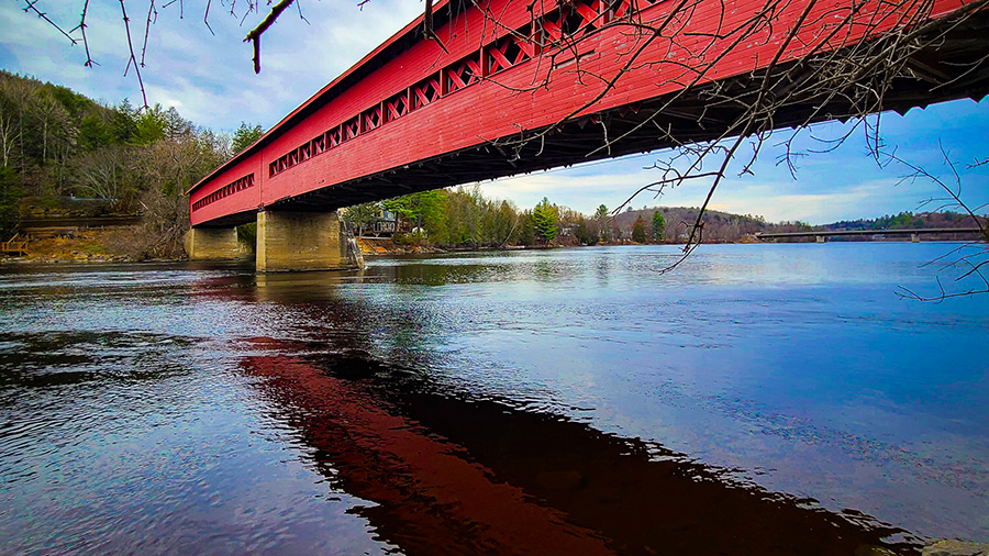 With Grandad on the Banks of the Gatineau